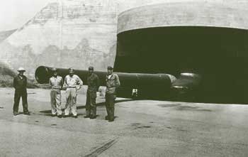 Caretaker Crew for Battery Bunker 1946, image courtesy Fort MacArthur Museum