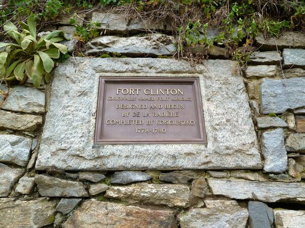 Fort Clinton Wall Marker