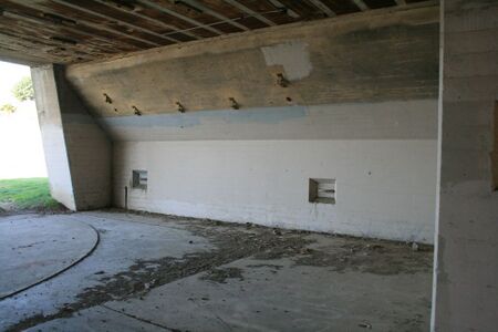 Battery 127 Casemate 1 North Wall
