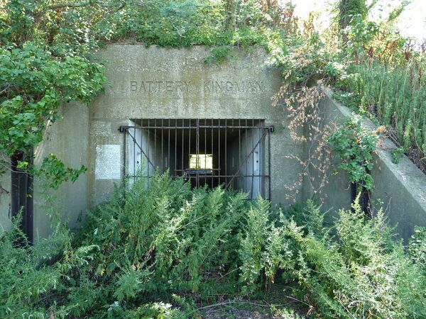 Fort Hancock Battery Kingman Rear Entrance